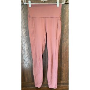 Athleta Mauve High Rise Leggings Size Small Yoga Workout Activewear Pants